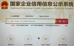 国家企业信用信息公示系统官网，查询企业信息必备工具