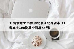 31省份新增75例本土 涉河北等5省份（31省本土96例其中河北72例）