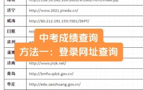 晋中中考成绩查询入口，如何快速查询成绩？
