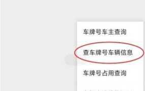 车牌号查询车主信息，合法途径揭秘