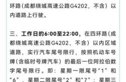 成都限号2022最新限号时间几点到几点（成都明天限号几点到几点）