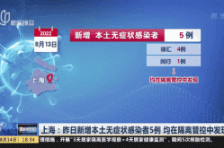 上海新增本土确诊5例 无症状78例（最新上海本地新增确诊）