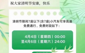 今年清明节高速公路免费几天？出行有哪些注意事项？
