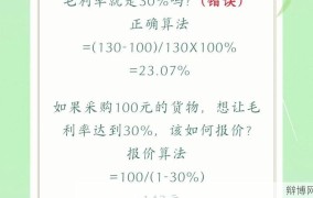 销售毛利率怎么计算？如何提高？