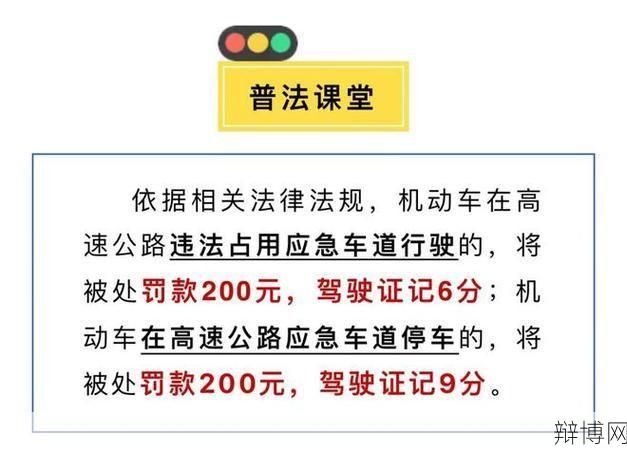 应急车道扣几分?有哪些使用规定?-辩博网 应急车道扣几分?有哪些使用规定?-辩博网