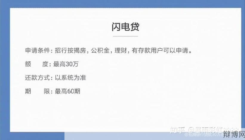 招商银行小额贷款申请条件是什么?有哪些流程?-辩博网 招商银行小额贷款申请条件是什么?有哪些流程?-辩博网