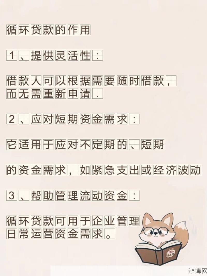 个人住房循环贷款的条件和特点是什么？-辩博网