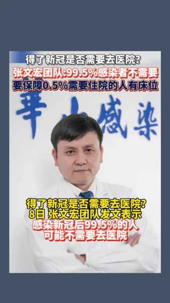 张文宏团队：99.5%感染者不需去医院（上海新冠医生张文宏）