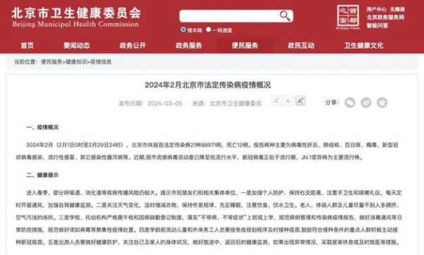 2021北京疫情最新消息今天(北京流感疫情最新)