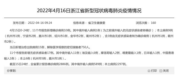 浙江三地新增15例确诊病例(浙江确诊病例最新)