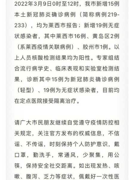 青岛疫情开始时间是几月几日(疫情开始时间是几月几日到结束)