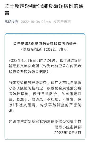 2024昆明市当前新冠疫情怎样（昆明最近疫情最新消息）