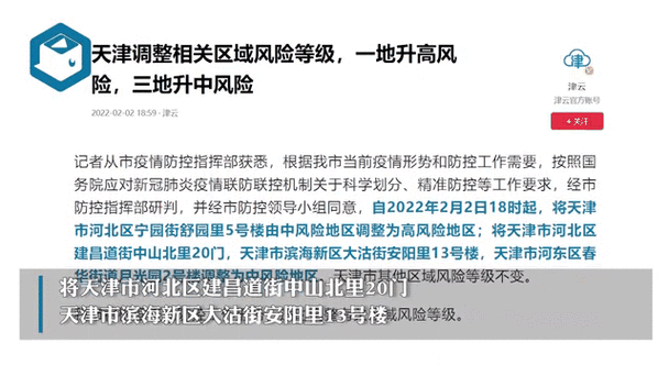 疫情风险等级查询天津，天津疫情风险区划分最新