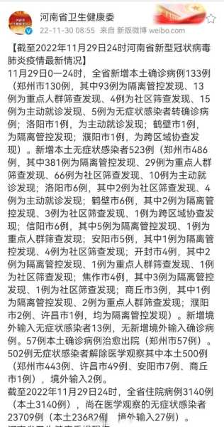 疫情最新数据消息洛阳，河南省洛阳市最新疫情