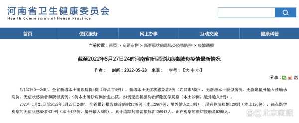河南新增4例本土确诊病例，河南新增确诊病例