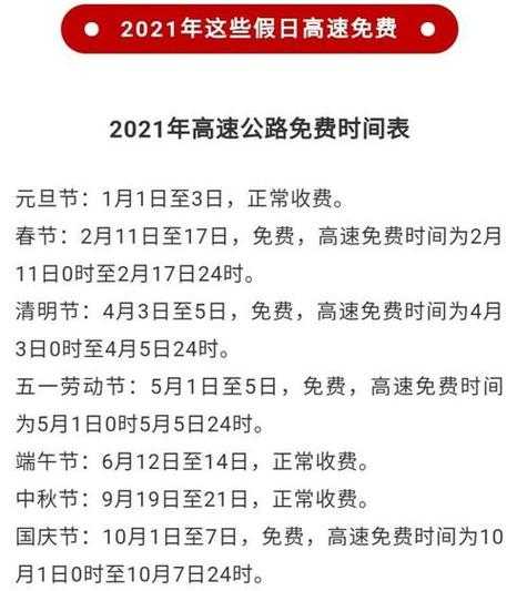 十一高速免费到几号结束，十一高速免费几号到几号