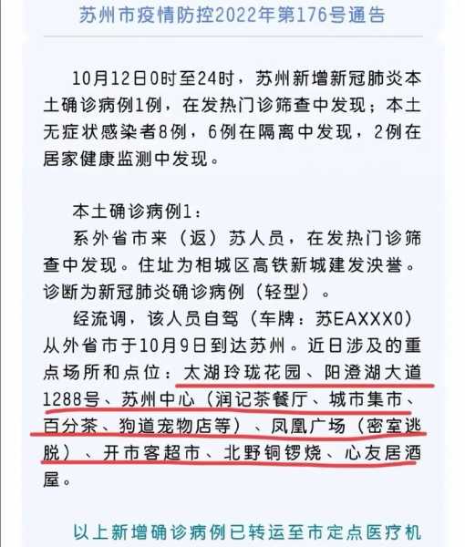 江苏苏州最新疫情最新消息,今天苏州疫情最新消息